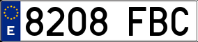 Truck License Plate